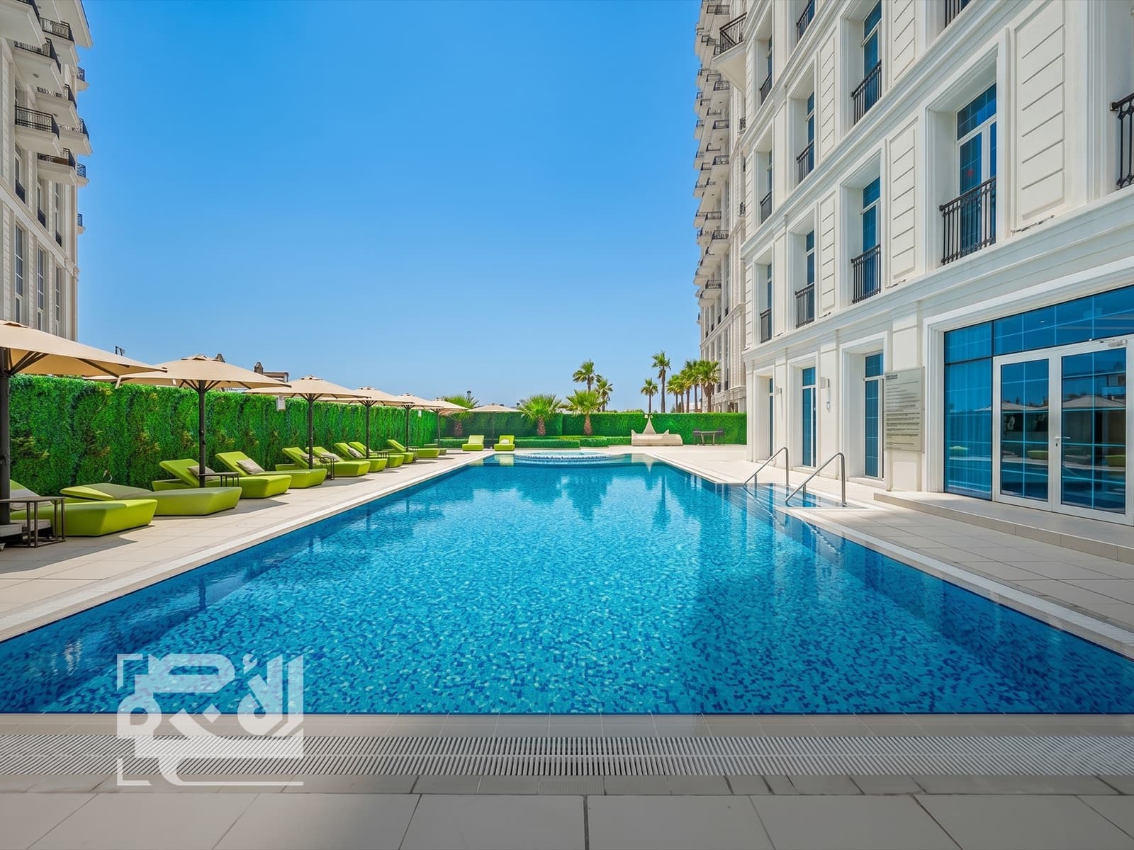 Shared swimming pool