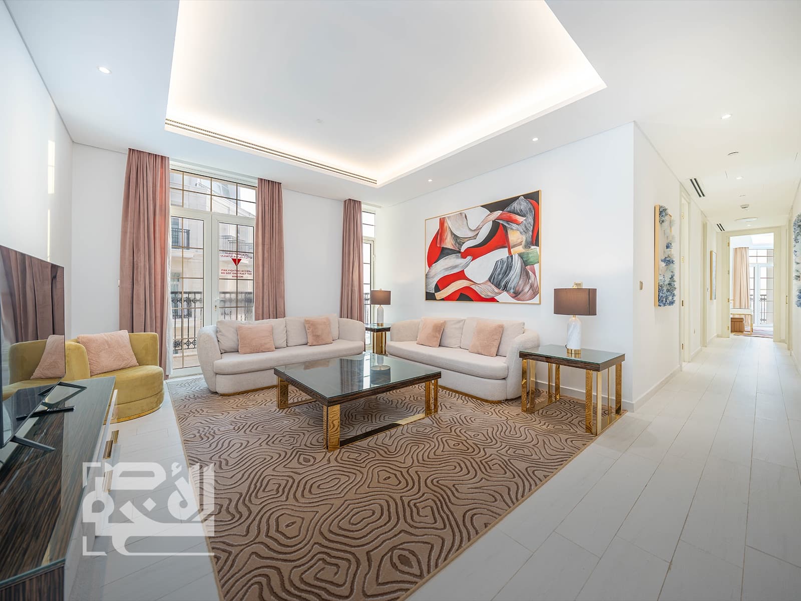Furnished living room